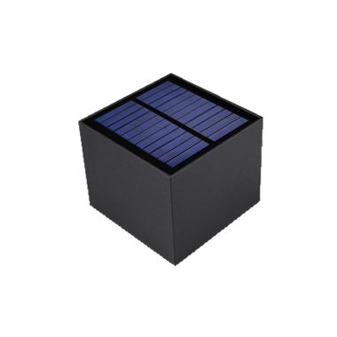 Denny Aluminium LED Solar Außenwandleuchte