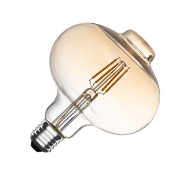 Product 6W E27 G125 Amber Dimmable Filament LED Bulb 550lm 