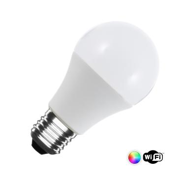 Product Slimme LED Lamp E27 9W 806 lm A60 WiFi RGBW  Dimbaar 