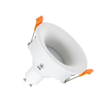 Portafaretto Downlight Circolare Luce Indiretta Bianco per Lampadina LED GU10/GU5.3 Foro Ø 70mm