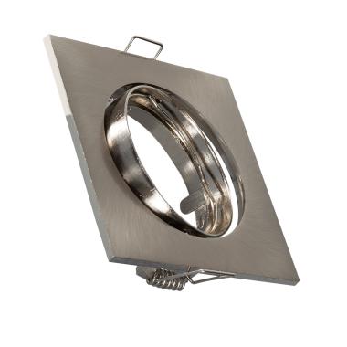 Downlight-Ring Eckig Schwenkbar für LED-Glühbirne GU10 / GU5.3 Ø 72 mm