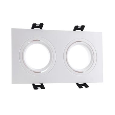 Produkt od Podhledový Rámeček Čtvercový Výklopný pro LED Žárovky GU10 / GU5.3 Výřez 75x150 mm