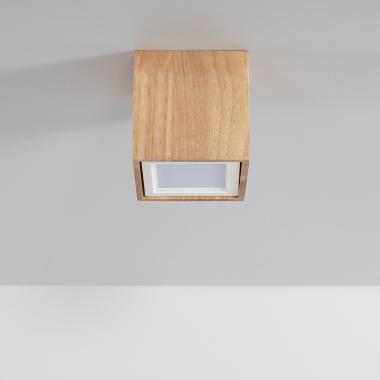 6W Sigurd Wooden LED Ceiling Lamp