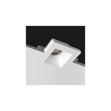 Product van Downlight Ring Integratie Pleisterwerk/Pladur Vierkant voor LED Lamp GU10 / GU5.3 Zaagmaat 123x123 mm UGR17