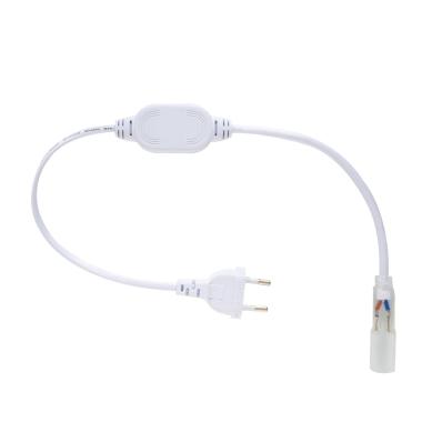 Gelijkrichterkabel LED Slang Rond 220V AC IP65 op maat 100cm