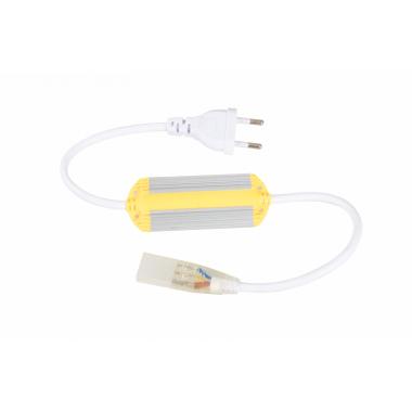 Kabel z prostownikiem do Taśm LED CCT 220V AC 220 LED/m IP67 Szerokość 15mm Cięcie co 100 cm