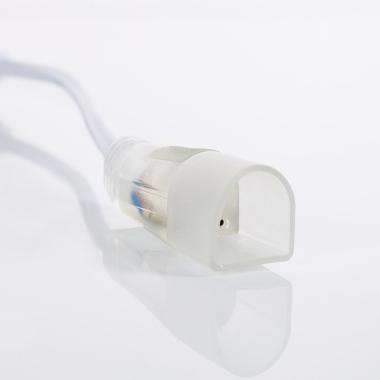 Produkt od Napájecí Kabel pro Neon LED Pásek 220V AC 7.5 W/m Jednobarevný 60 LED/m Půlkruhový 180º IP67 Střih každých 100cm