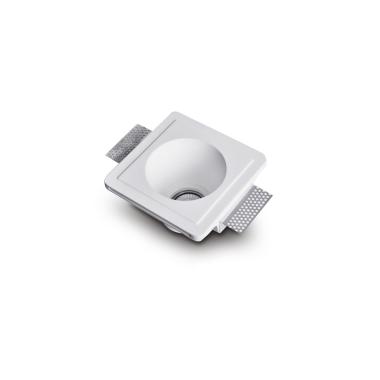 Collerette Downlight Intégration Plâtre/Pladur pour Ampoule LED GU10/GU5.3 Coupe 153x153 mm UGR17