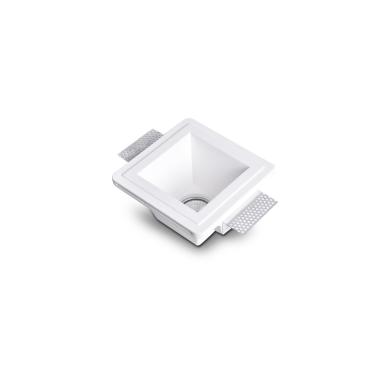Portafaretto Downlight Integrazione Cartongesso Quadrato per Lampadina LED GU10 / GU5.3 Foro 153x153 mm UGR17
