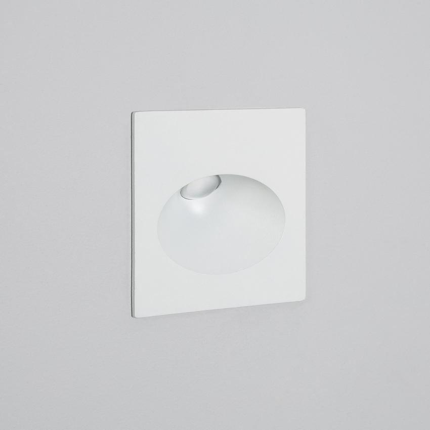 Produkt von LED-Wandeinbauleuchte 2W Aussen Quadratisch Weiss Coney