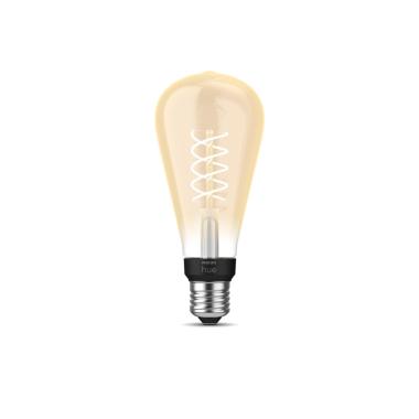 Ampoule LED Filament E27 7W 550 lm ST72 PHILIPS Hue White Edison