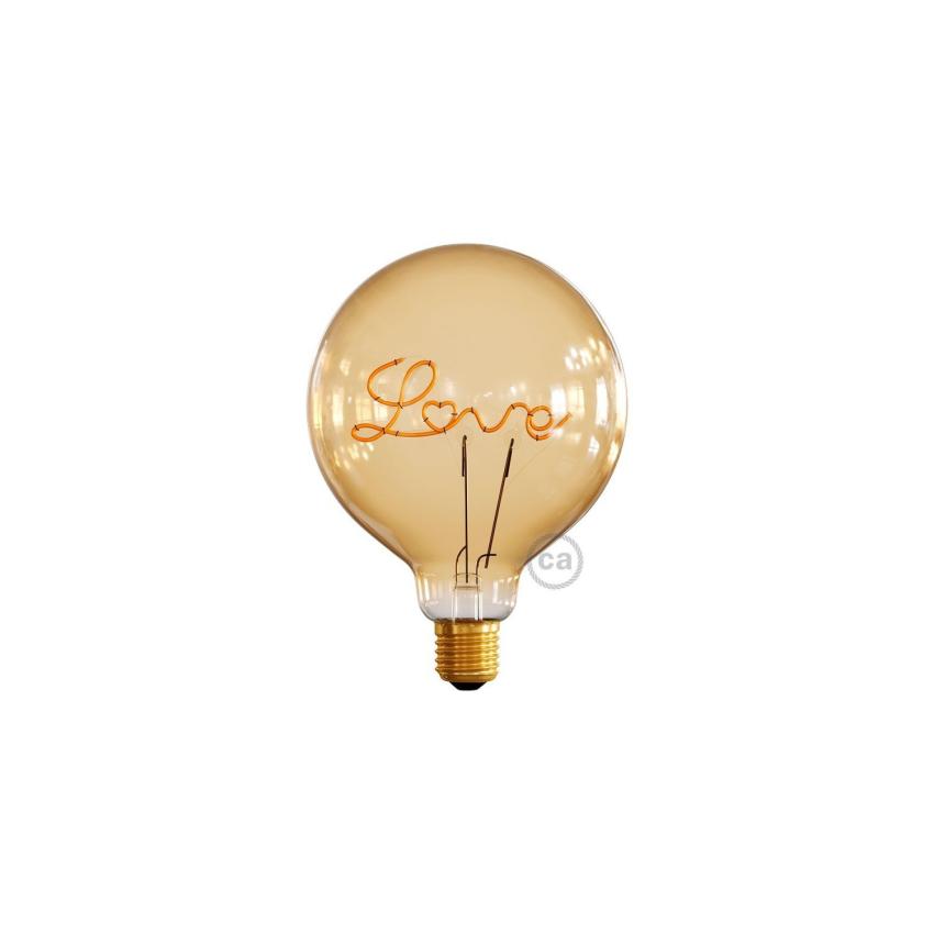 Produkt von LED-Glühbirne Filament E27 5W 250 lm Dimmbar G125 Creative-Cables Love CBL700232