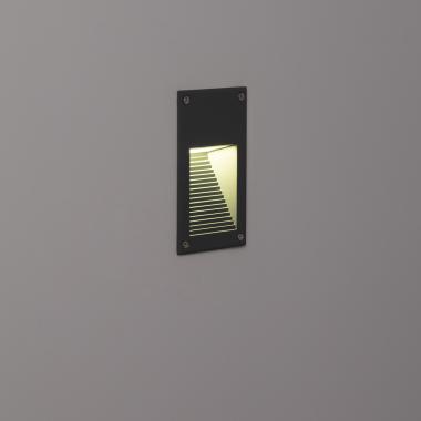 Venkovní Nástěnné Zápustné 3W LED Svítidlo Cooper v Šedé