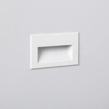 5W Goethe Horizon Aluminium Outdoor LED Wall Light in White