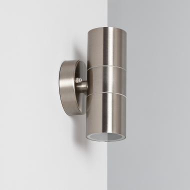 Product Satin Stainless Steel Outdoor Double Sided Wall Light