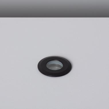 1W Tiziano 12-24V DC Aluminium Floor-Recessed Spotlight in Black IP65