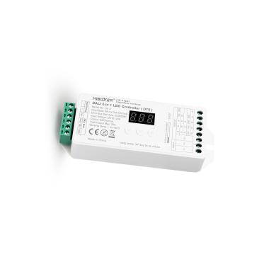 LED Dimmer Controller DL-X DALI 5 in 1 DT8 für LED-Streifen Einfarbig/CCT/RGB/RGBW/RGBWW 12/24V DC MiBoxer