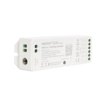 Product Controller Regolatore LED Wi-Fi 5 in 1 per striscia LED monocolore/CCT/RGB/RGBW/ RGBWW 12/24V DC MiBoxer 