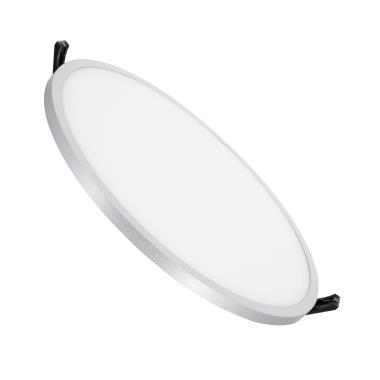 LED Paneel 8W Vierkant Slim Inbouw Grijs LIFUD Zaag maat Ø75 mm