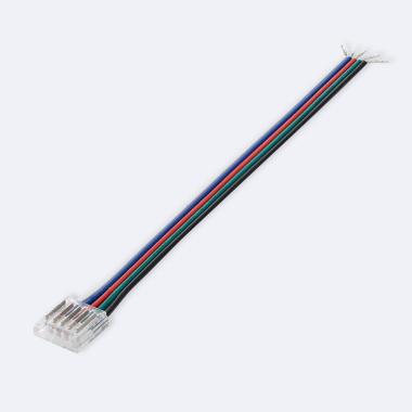 Clip-Verbinder mit Kabel für LED-Streifen RGBW 12/24V DC SMD IP20 Breite 12mm