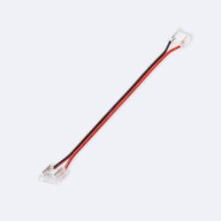 Product Dubbele  Connector met Kabel Voor LED Strip 12/24V DC COB IP20 Ancho 8mm