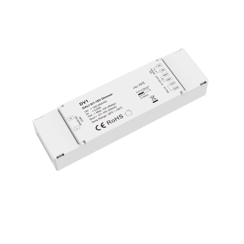Produkt von Konverter Dimmer DALI auf 0–1/10 V, kompatibel mit Drucktaster