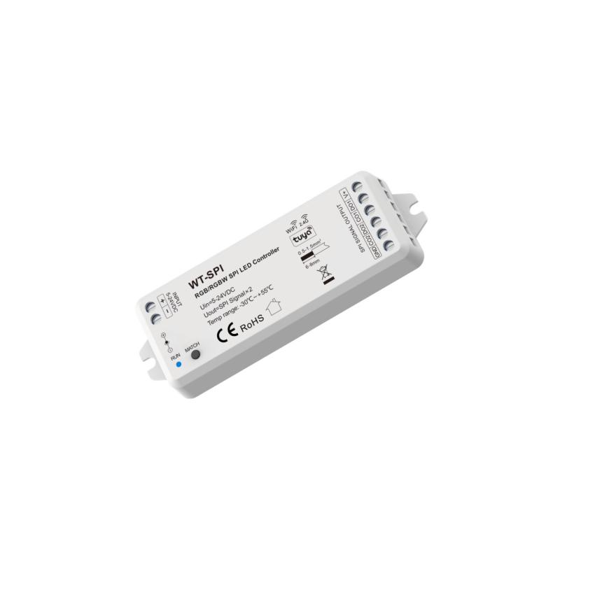 Prodotto da Controller Regolatore per Strisce LED RGB/RGBW Digitale SPI compatibile con Wi-Fi e Telecomando RF 