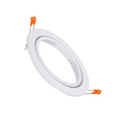 Downlight Ring Inbouw Rond Richtbaar  voor LED lamp GU10 AR111 Zaagmaat Ø 120 mm