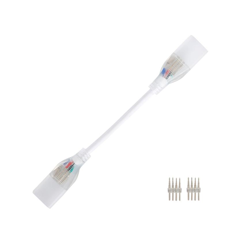 Product of Double Connector with Cable for 220V AC SMD RGB LED Strip 15mm Wide 