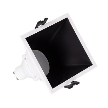 Stropní Podhledové Downlight LED Svítidlo 6W GU10 45º Čtvercové Výřez 85x85mm Nízky UGR PC