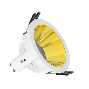 Downlight Conico GU10 6W PC Galvanizzato Foro Ø 75mm