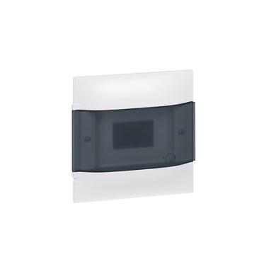 Boîte d'Encastrement Practibox S pour Cloisons Conventionnelles Porte Transparente 1x18 Modules LEGRAND 137056