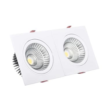 Oczko Downlight LED 30W Prostokątne Podwójne New Madison Wycięcie 260x120 mm