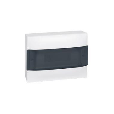 Practibox S Surface Mount box Transparent door. 1x22 Módulos LEGRAND 137135