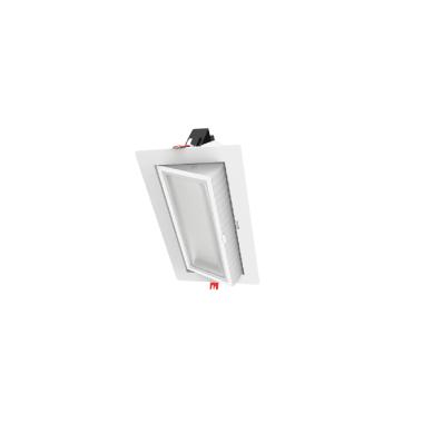 Downlight LED 40W Rectangulaire Orientable OSRAM CCT 120 lm/W Coupe 210x125 mm