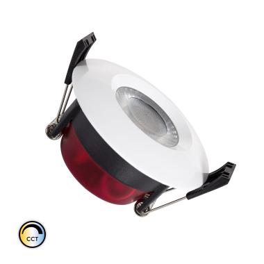 Downlight LED 8W CCTdo Wyboru Okrągły Ściemnialny Waterproof IP65 Średnica Wycięcia Ø70 mm