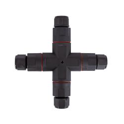 Product Wasserdichter Kabelstecker 3 Kontakte Typ X mit Schnellkupplung 0.5mm²-2.5mm² IP68