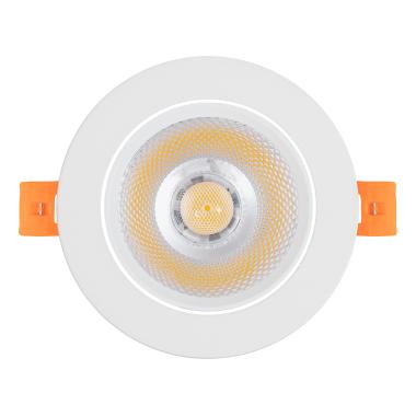 Produkt od Stropní Podhledové Downlight LED Svítidlo 12W COB Kruhové Nastavitelné v Bílé Výřez Ø 90 mm