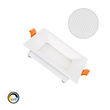 7W Square CCT Microprismatic LED Downlight LIFUD 75x75 mm Cut-Out