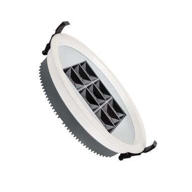 Downlight LED 30W Rond AERO UGR13 Coupe Ø 200 mm