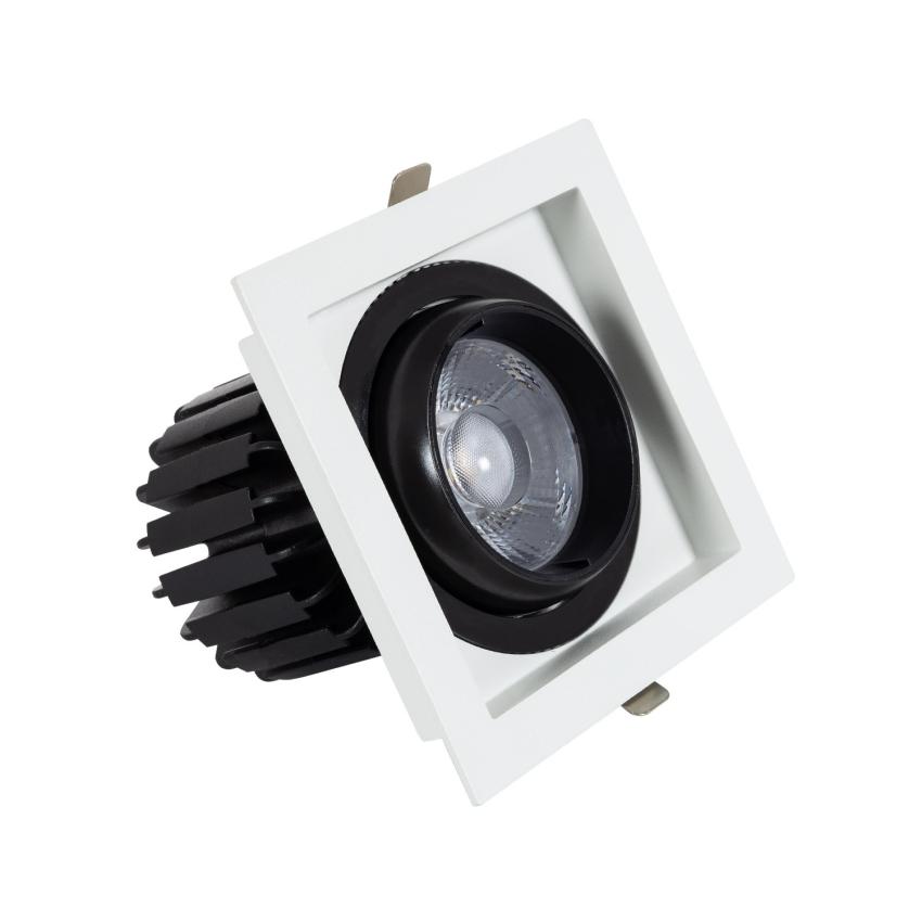 Product van Downlight COB Richtbaar 360º Vierkant 18W (UGR19) Design zaagmaat 125x125 mm No Flicker