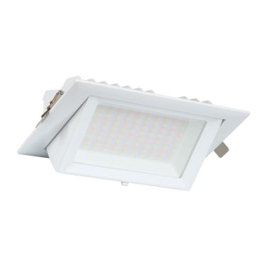 Spot Downlight LED 38W Rectangulaire Orientable SAMSUNG 130 lm/W LIFUD Coupe 210x125 mm