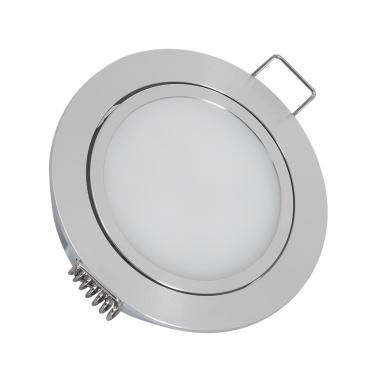 Downlight LED 3W 12V DC Nastawny z Szybkozłączką Średnica Wycięcia Ø67mm