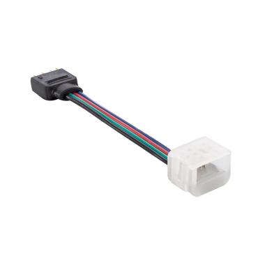 Câble Connecteur Gaine Néon LED RGB 24V DC 120LED/m