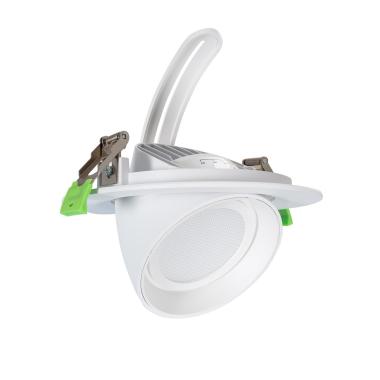 Product of 48W 120lm/W Directional LIFUD No Flicker Round LED Downlight OSRAM in White