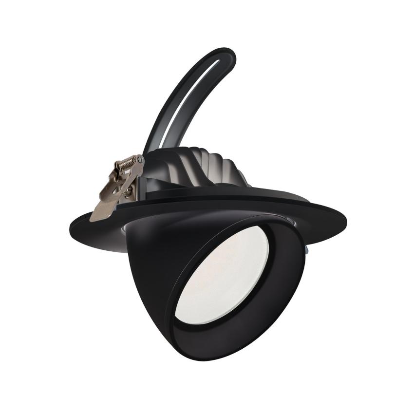 Product of 48W 120lm/W CCT Selectable Directional LIFUD No Flicker LED Downlight OSRAM in Black 