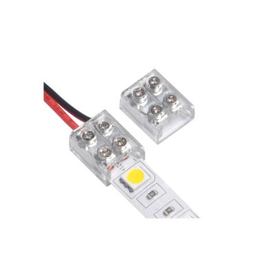 LED Strip Connector 12/24V DC kabel met Schroef