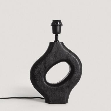 Pied de Lampe à Poser en bois Dhara ILUZZIA