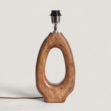 Base per Lampada da Tavolo Legno Darshan ILUZZIA