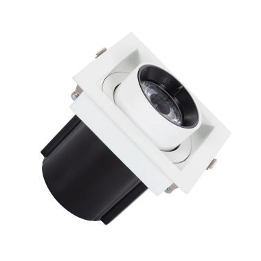 Spot Downlight LED 12W Carrée Amovible LIFUD Coupe 80x80 mm